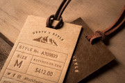 Vintage kraft paper tag 9