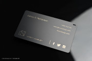 modern laser engraved card 9